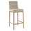 Tabouret de comptoir Diego 26", ensemble de 2, en beige et ou vieilli