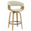 Holt 26" Tabouret de comptoir en tissu beige et naturel ( Meuble Mtl ) 