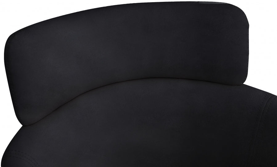 Chaise de salle à manger en velours Yara