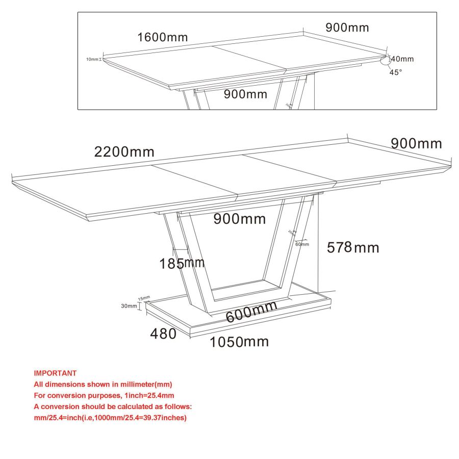 Forna/Brodi Ensemble de salle à manger 7 pièces avec table naturelle et chaise charbon de bois