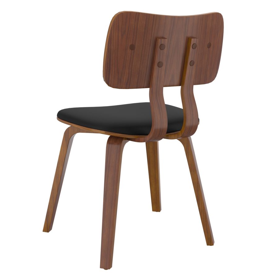 Ensemble de salle à manger 5 pièces Suzette/Zuni en noir avec chaise noire ( Meuble Mtl )