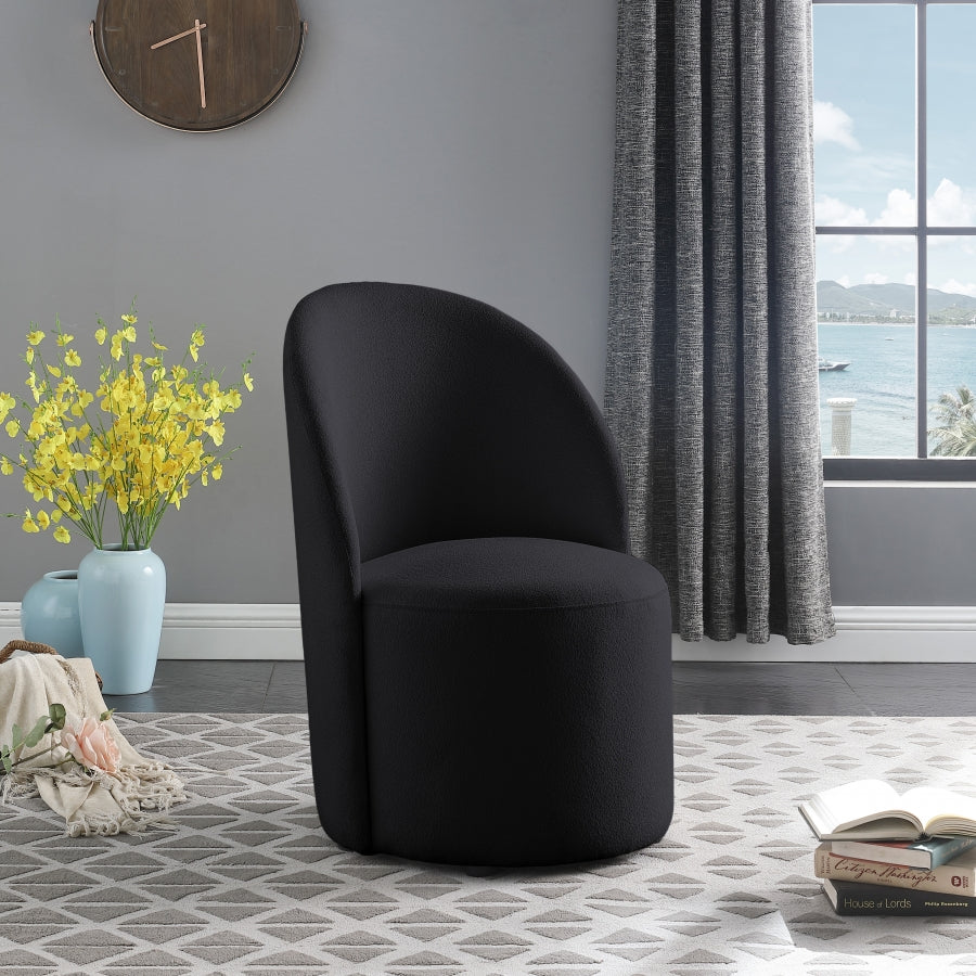 Accent de tissu Hareyled boucle | Chaise de salle à manger