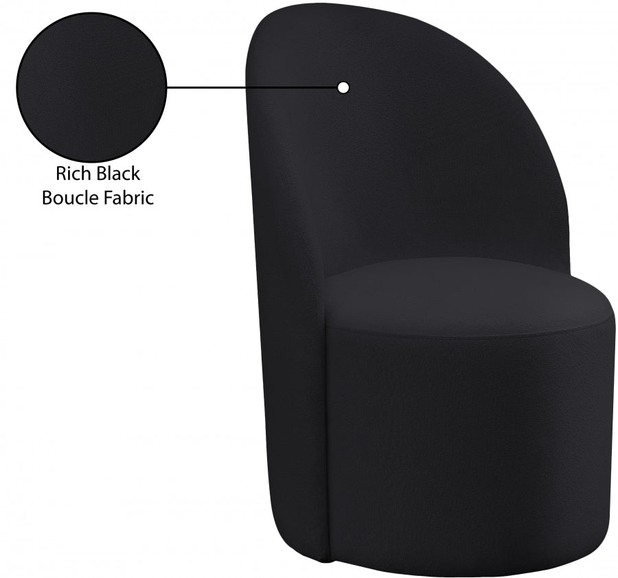 Accent de tissu Hareyled boucle | Chaise de salle à manger
