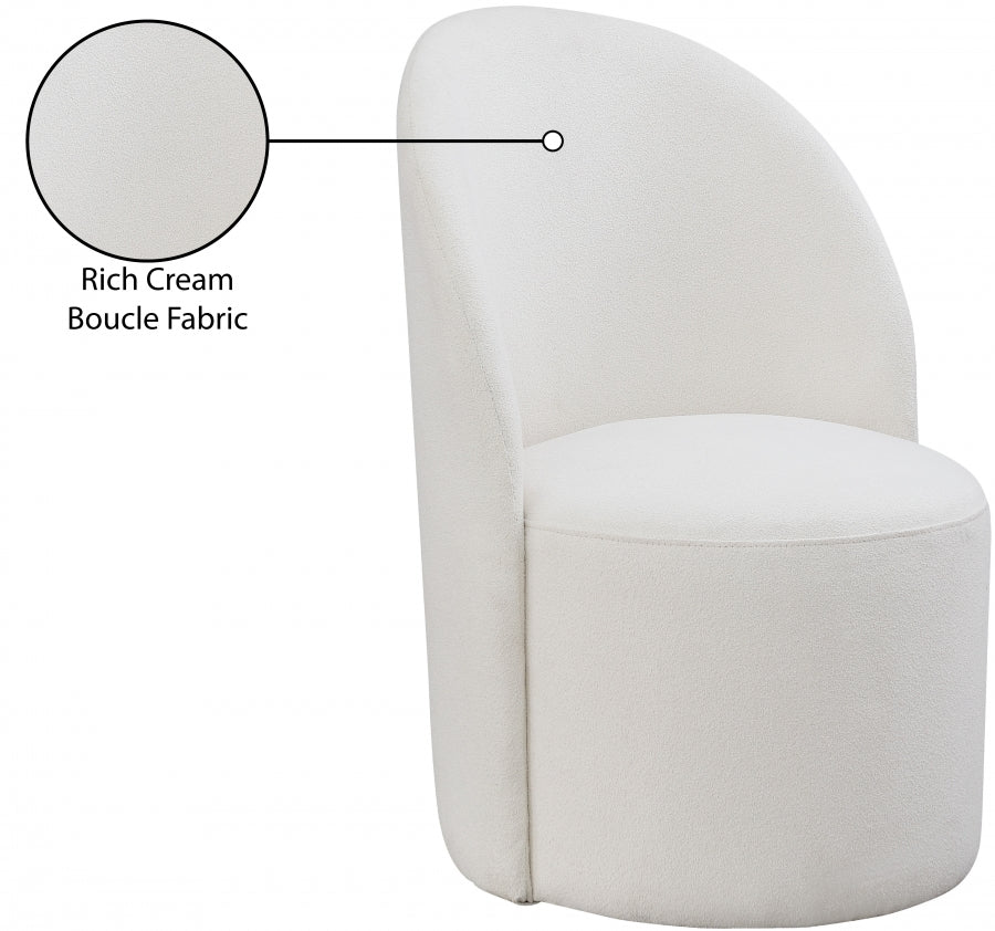 Accent de tissu Hareyled boucle | Chaise de salle à manger
