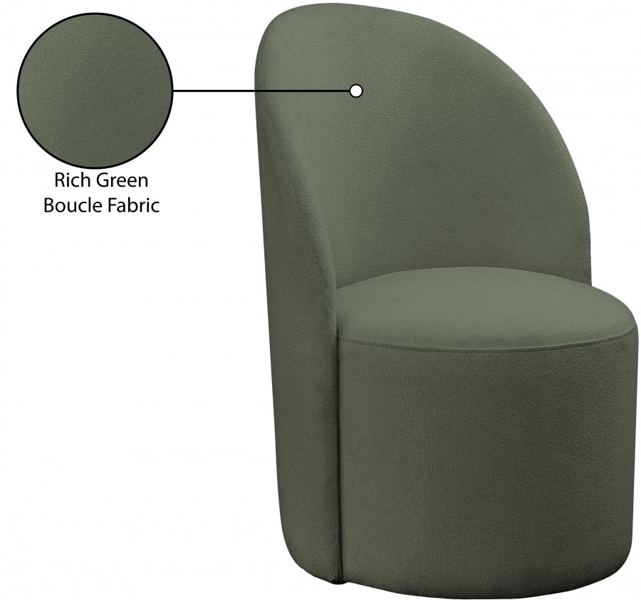 Accent de tissu Hareyled boucle | Chaise de salle à manger