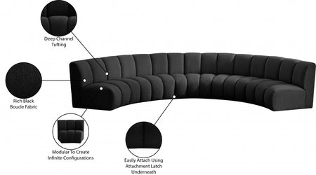 Tissu boucle infini 5pc. En coupé