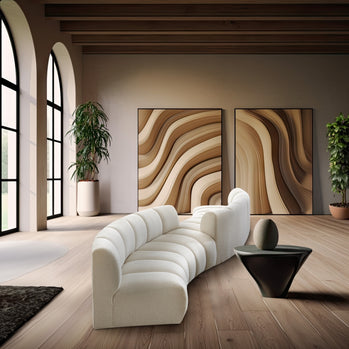 Tissu Boucle Infini 4pc. En coupé