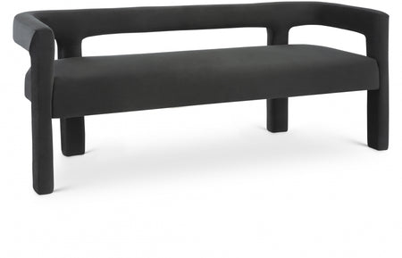 Banc en velours Athena