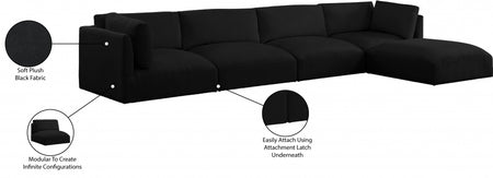 Sectionnel modulaire en tissu Ease