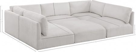 Sectionnel modulaire en tissu Ease