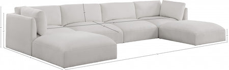 Sectionnel modulaire en tissu Ease