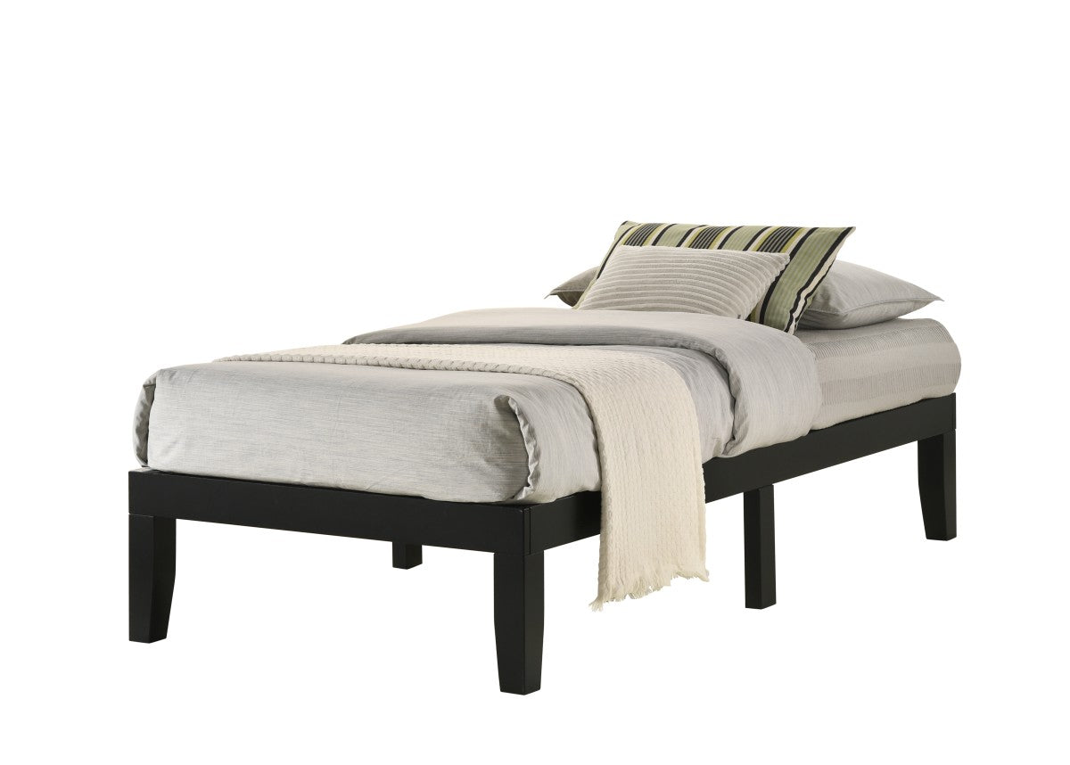 Cadre de lit Addicus Simple (Twin) | Bois massif et profil bas