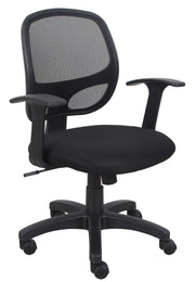 Fauteuil de bureau Eliza Noir | Support lombaire et mécanisme papillon