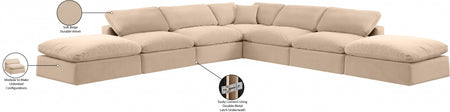Canapé sectionnel confortable en velours
