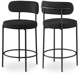 Tabourets de bar/comptoir en tissu Beacon Boucle