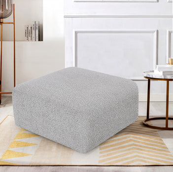 Pouf en tissu Arc Boucle