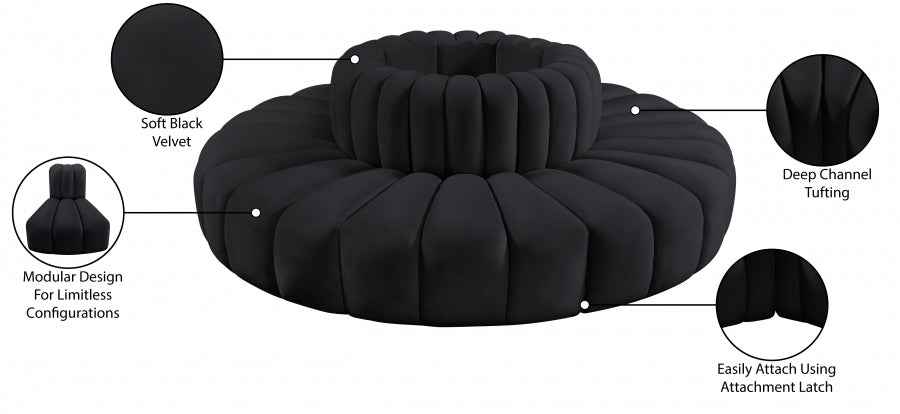 Arc Velours 8pc. En coupe