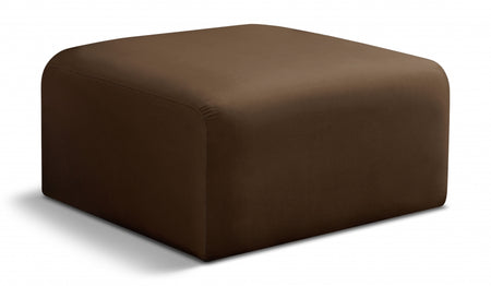 Pouf en velours Arc