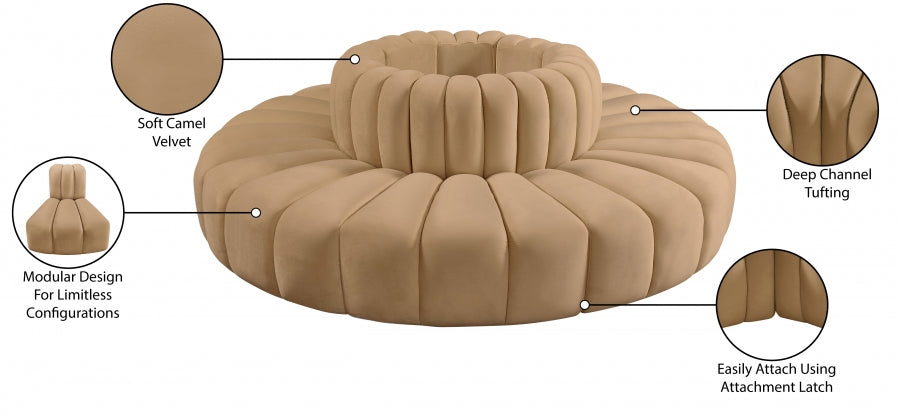 Arc Velours 8pc. En coupe