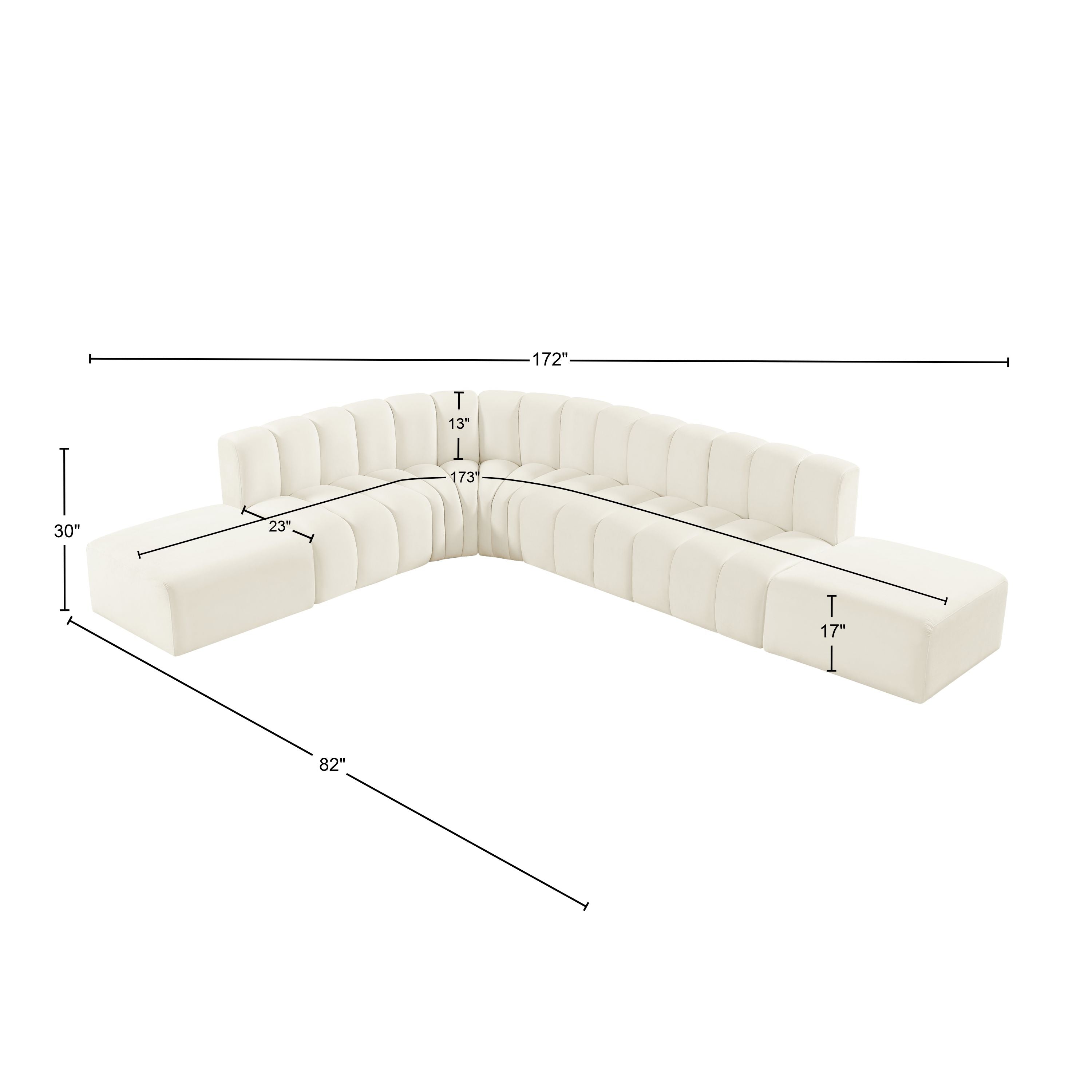 Arc Velours 7pc. En coupe
