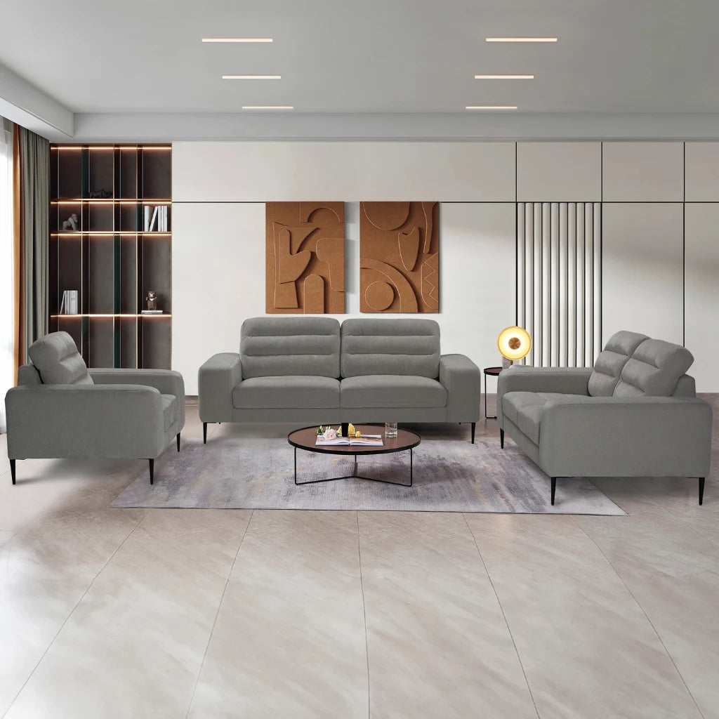 Canapé Bixby avec 2 coussins – Confort moderne et élégant