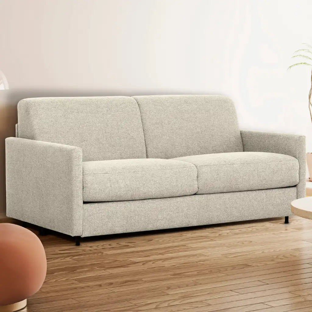 Canapé-lit Benito beige avec matelas mémoire 5"