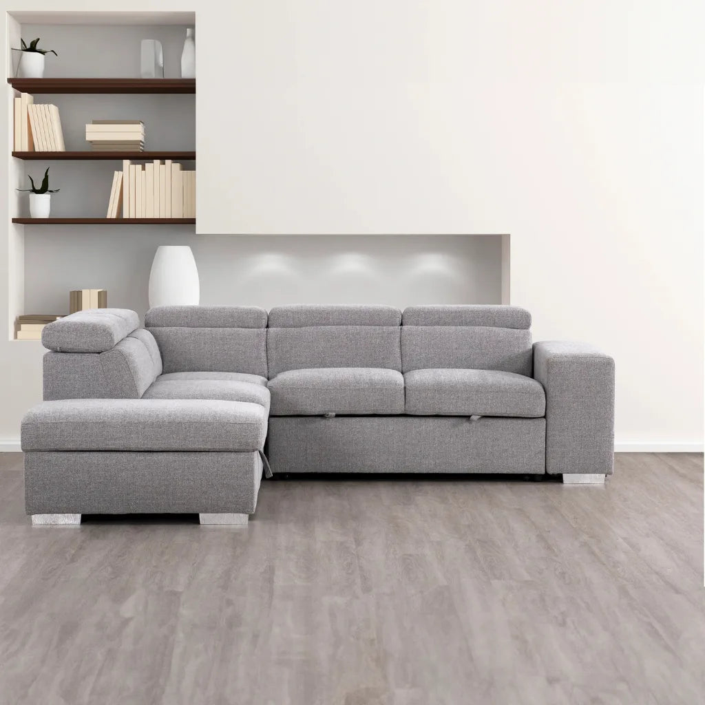 Sectionnel Pamina droit avec lit escamotable