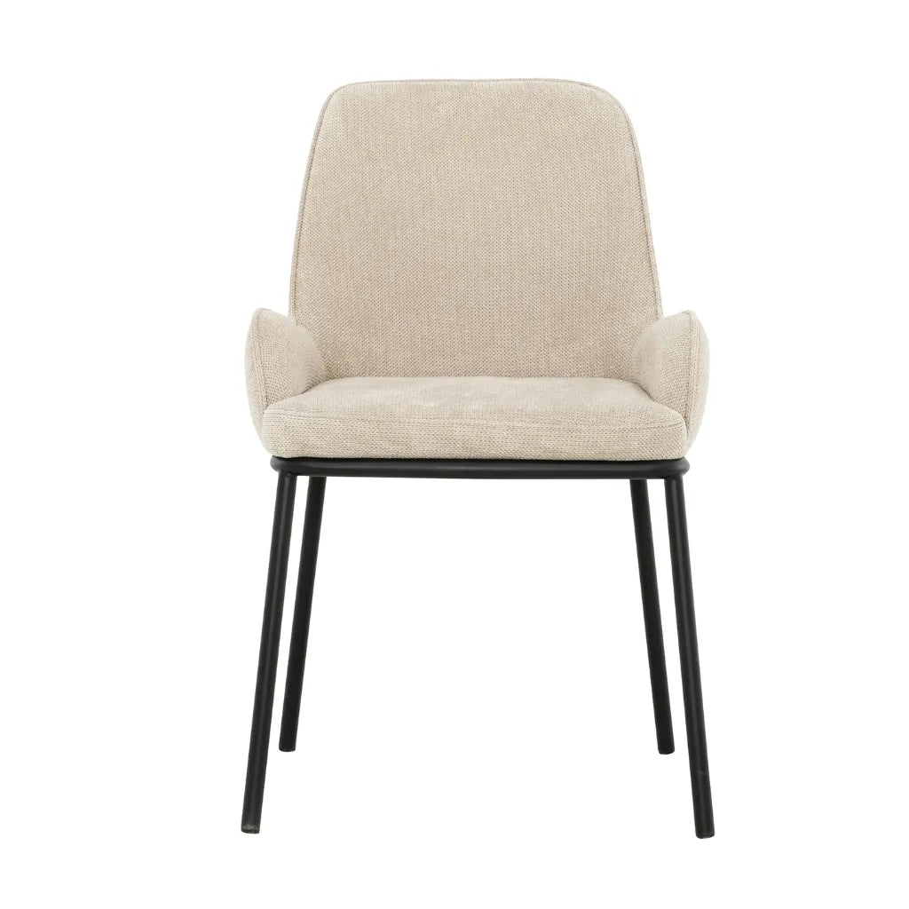 Chaises 1010 Gris Uzzi | Style Fauteuil | Lot de 2