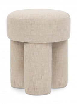 Pouf/tabouret en tissu Larson
