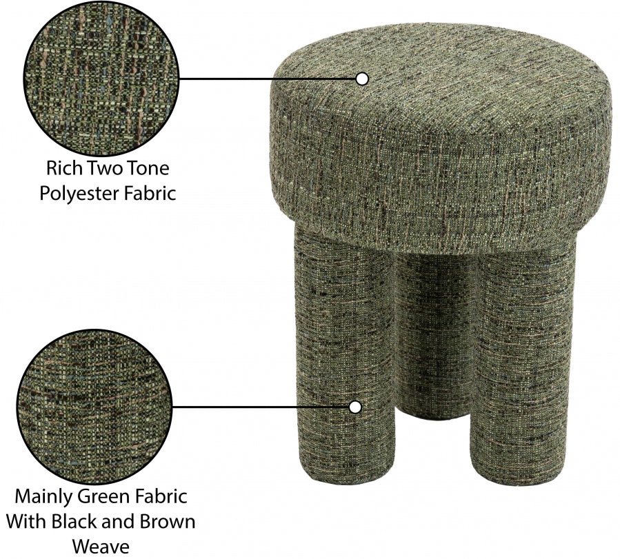 Pouf/tabouret en tissu Larson
