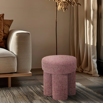 Pouf/tabouret en tissu Larson