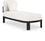 Chaise / Banc en tissu boucle Maybourne