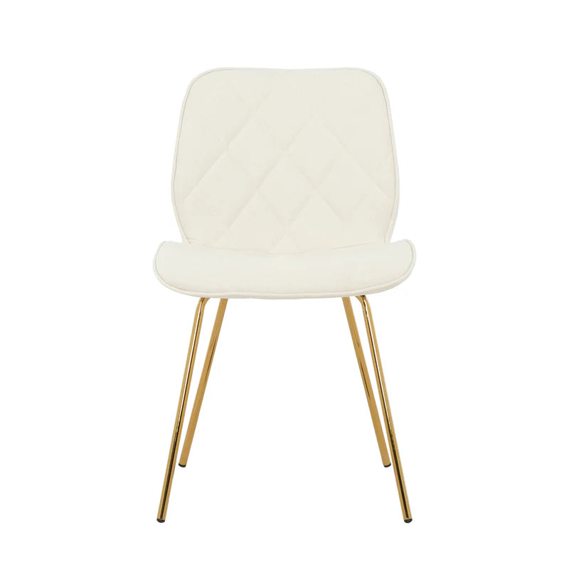 Ensemble de 2 chaises 3719 - Crème et Or Ellisville