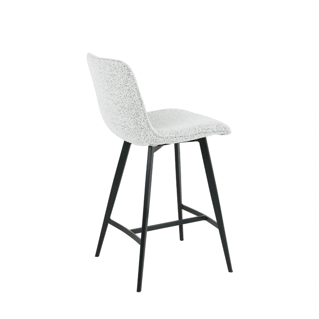 Modèle 1006 : Duo de Tabourets de Bar en Tissu Blé
