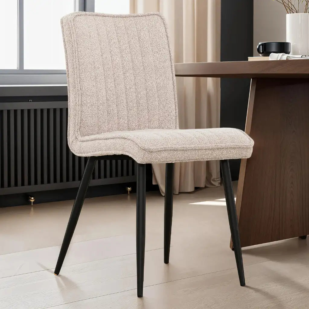 Chaises 1018 Gris Docia | Ensemble de 2 | Design Moderne