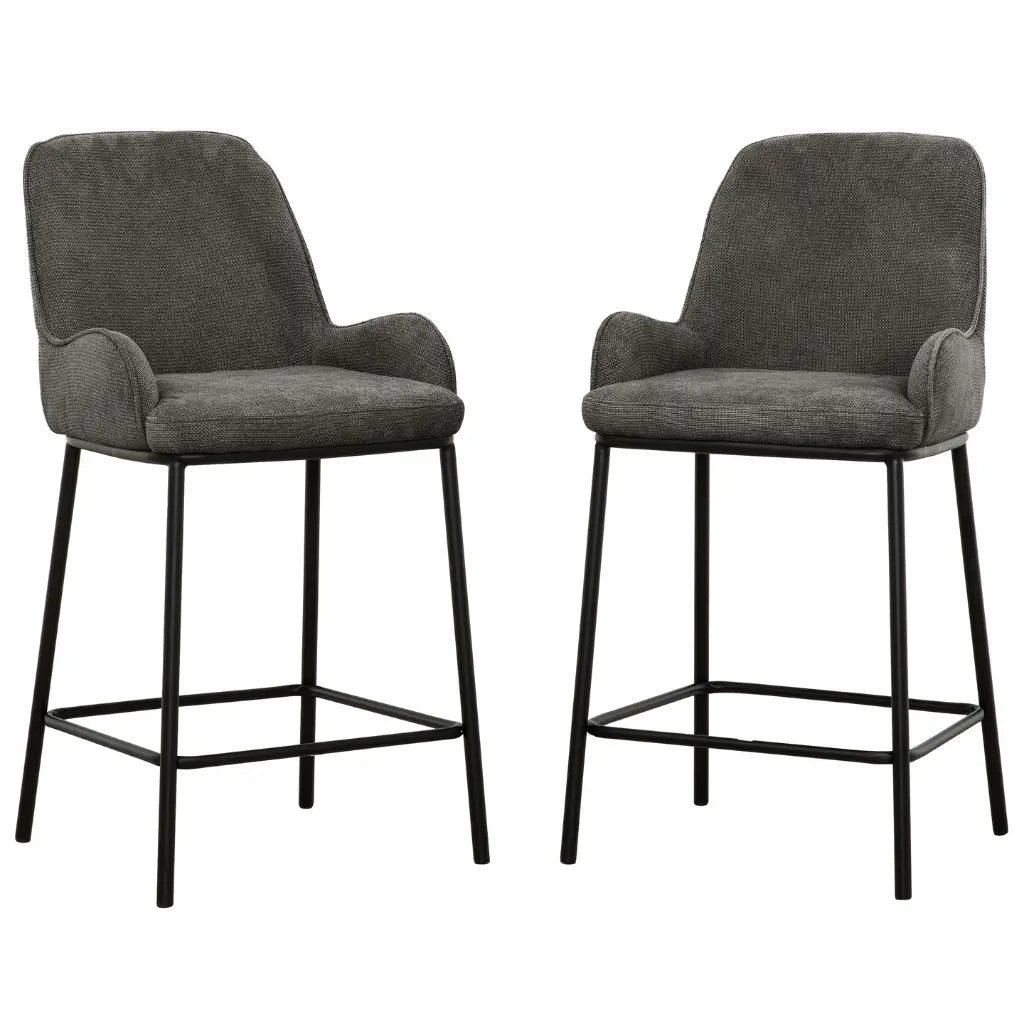 Chaises 1017 Taupe Uzzi | Hauteur 26" | Ensemble de 2