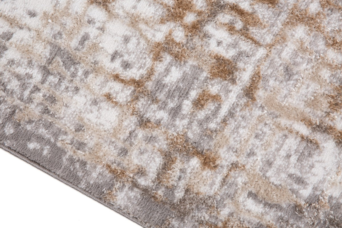 Tapis contemporain Cypress 7x9 | Style vintage et tons neutres