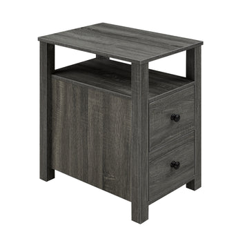 TABLE D'APPOINT - GRIS ( Meuble Mtl )