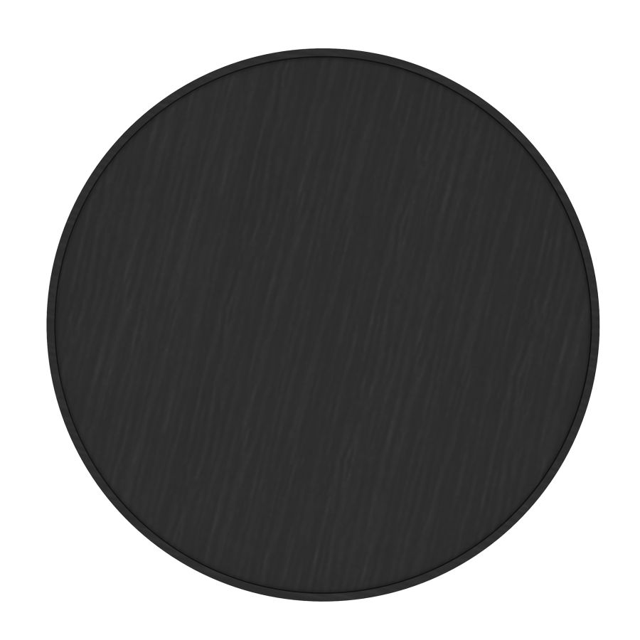 Pouf de rangement rond Betsy avec plateau en beige et noir ( Meuble Mtl )