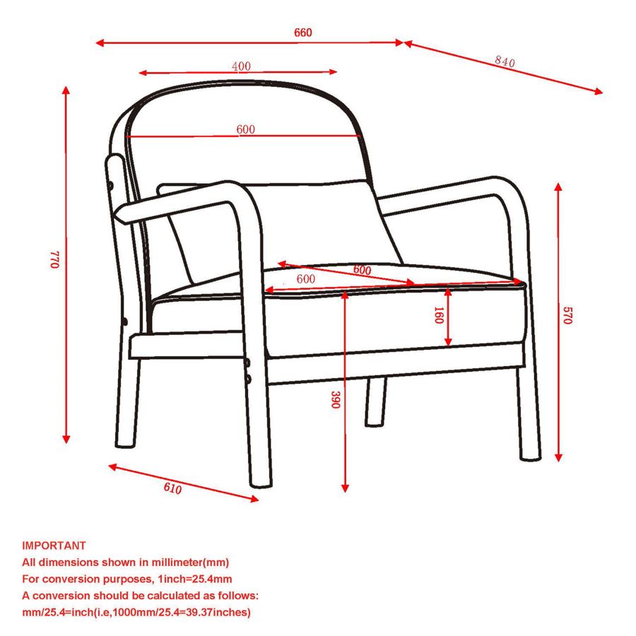 Chaise d'appoint Fani, simili cuir en selle et noyer