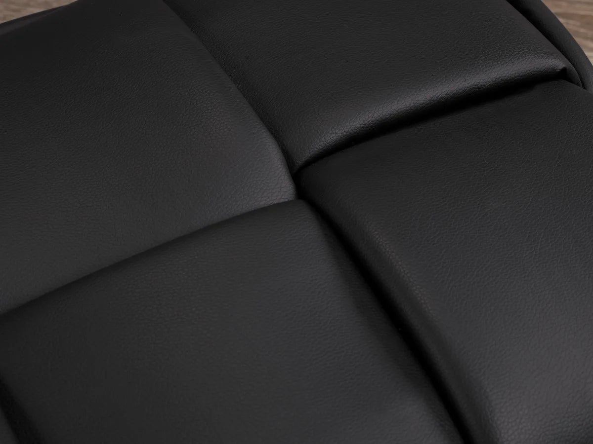 Banc de rangement Florence | Vinyle noir et mousse D24