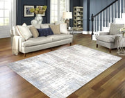 Tapis Laurier 7x9 | Gris Anthracite | Look Délavé Chic