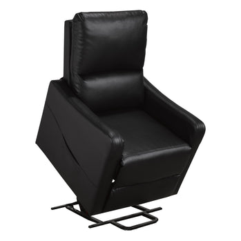 FAUTEUIL ÉLÉVATEUR INCLINABLE, NOIR ( Meuble Mtl )