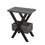 TABLE D'APPOINT - GRIS/ NOIR ( Meuble Mtl )