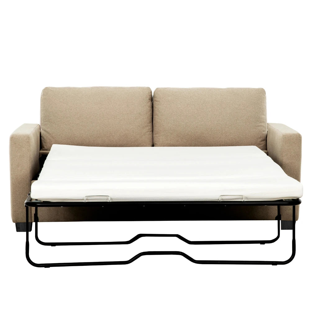 Canapé-lit Hagar beige – Compact et fonctionnel