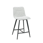 Modèle 1006 : Duo de Tabourets de Bar en Tissu Blé
