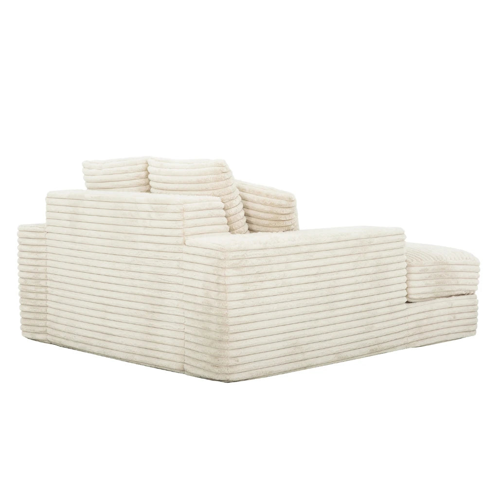 Chaise Snug par Sealy® | Teddy Confort Beige sans Assemblage