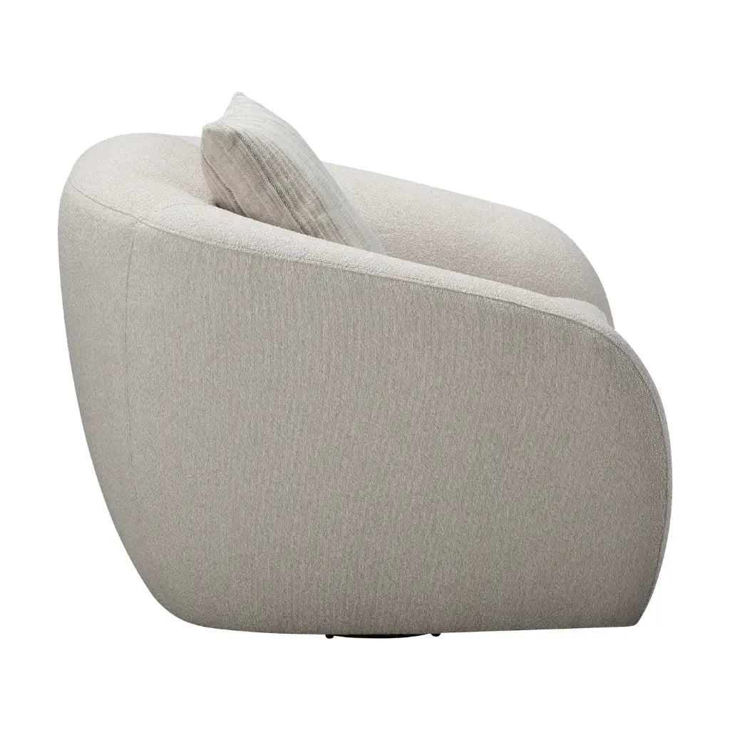 Sophy : Le Fauteuil Pivotant 360° au Fini Elly Amande