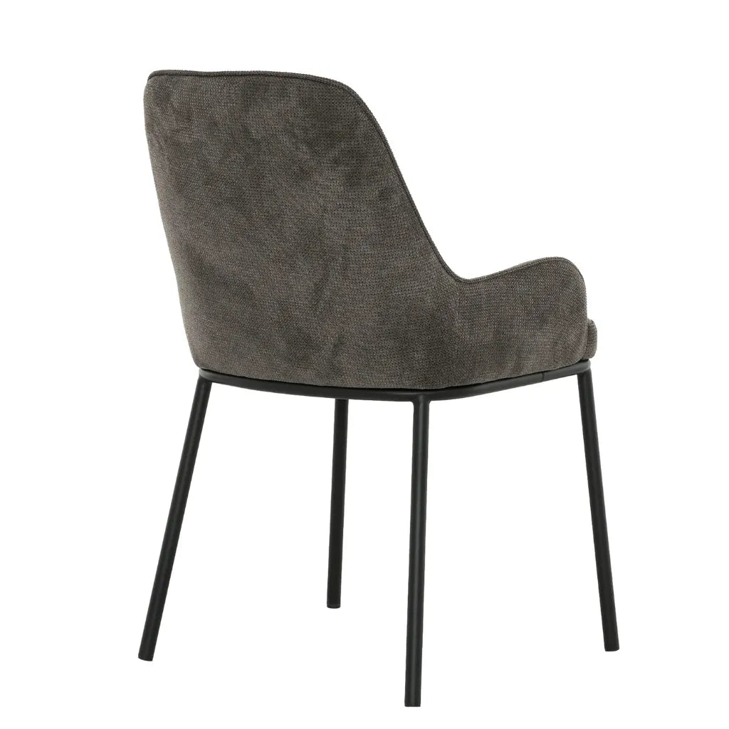 Chaises 1010 Gris Uzzi | Style Fauteuil | Lot de 2