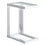 Petite table d'appoint Estrel en argent ( Meuble Mtl )